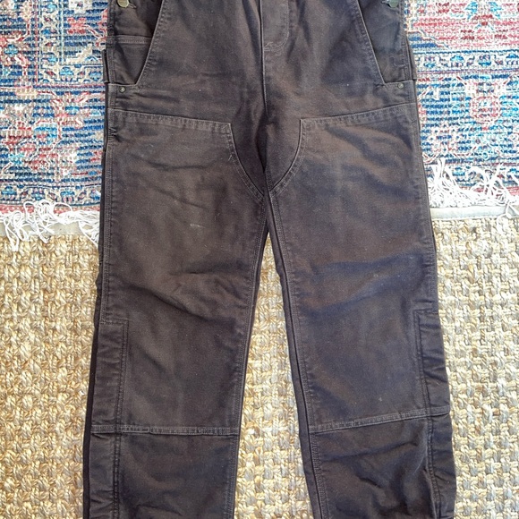 Carhartt Relaxed Fit Washed Duck Insulated Bib Overall - Picture 4 of 8